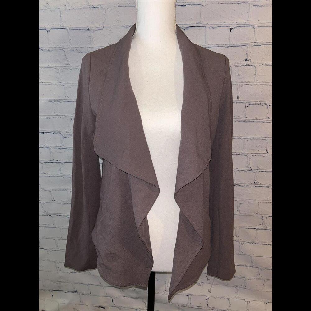 NWOT BBJ Los Angeles Purple Blazer Sz Small Waterfall Open Front